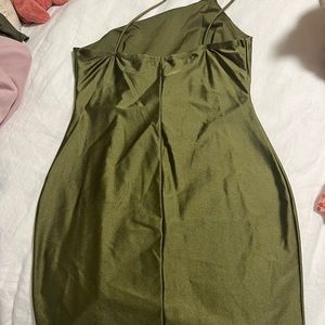 Army green dress
